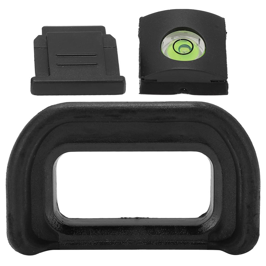 EP?17 Viewfinder Eye Cup Eyepiece Eyecup Cold Shoe Cover Level Set for A6600 A6500 Camera