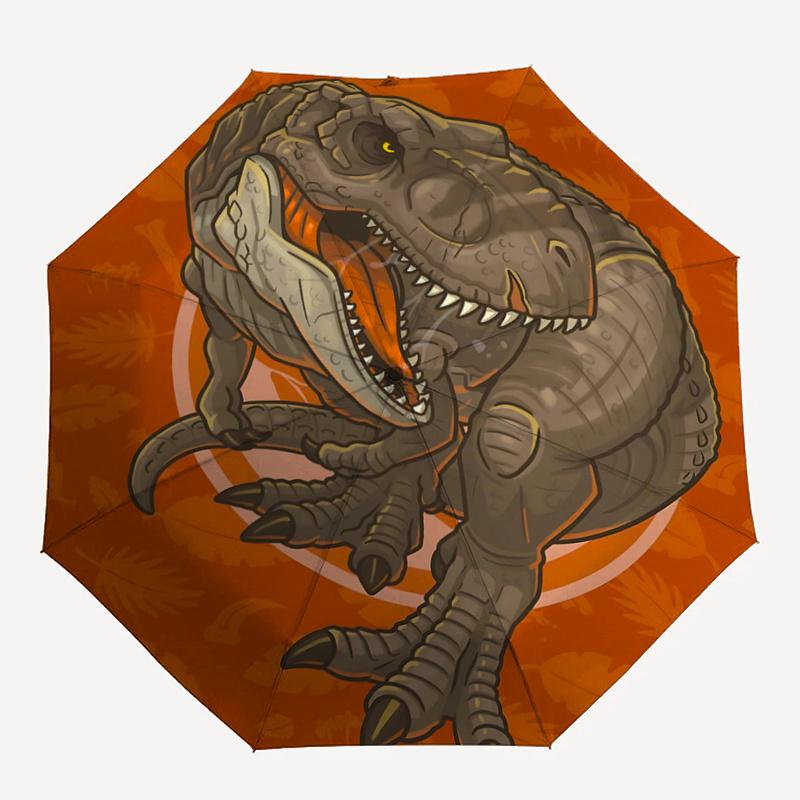 1pc Dinosaur Durable Cartoon Folding Umbrella,Compact Umbrella for Men and Women, Suitable for Travel or Daily Use.N033