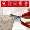 Eyelet Hole Punch Pliers Kit 640/1200 Pcs Grommet Tool Kit with Eyelet Pliers and Hole Punch Multipurpose Grommet Leather Tools