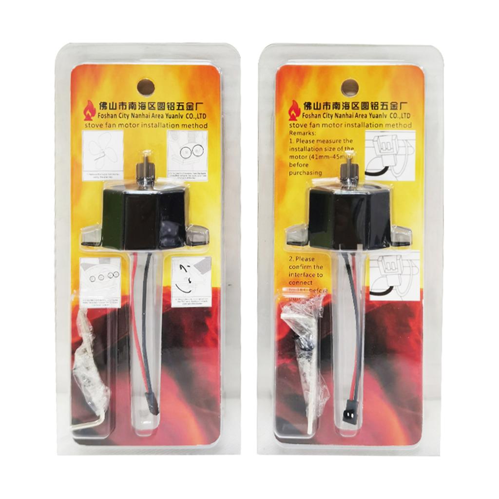 41-45mm 42-43mm Fireplace Fan Accessories Electric Power Generator Fireplace Fan Motor for Stove Heater Home Motor