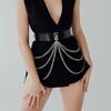 Restraint Body Chain for Suit Skirt Jeans Body Jewelry for Women Hot Girls