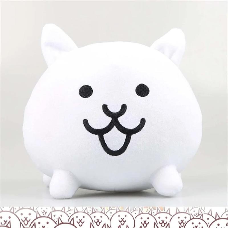 The Battle Cats Plush Toy Hot Game Character Plushie Figure Cartoon Neko Stuffed Animal Kitten Gift for Kids Children Birthday
