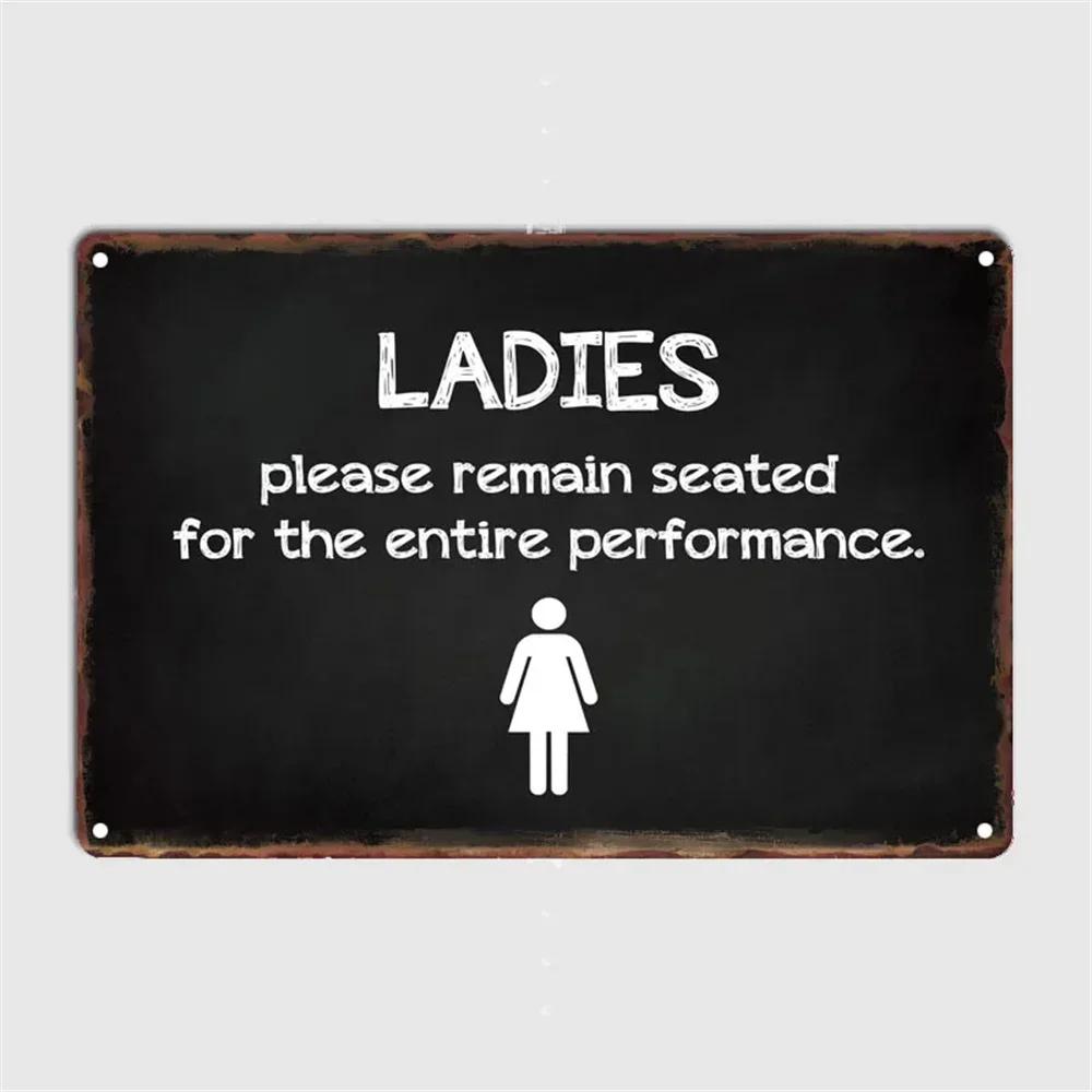 Lustiges Toilette Metallgemälde Blechschild Retro Bild Vintage Korrosion Plakette Brett Man Cave Café Bar Kino Badezimmer Wanddeko