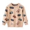 Boys Cartoon Crew Neck Long Sleeve Casual Kids Sweatshirt
