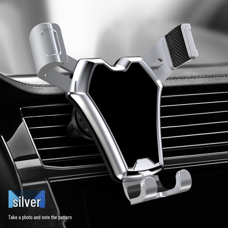 Car Air Vent Clip-on Metal Gravity Phone Holder