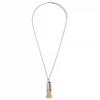 Korean Cha Jingyuan Style Tassel Necklace with Brush Pendant – Elegant, Niche Design, Long Chain for Sweaters
