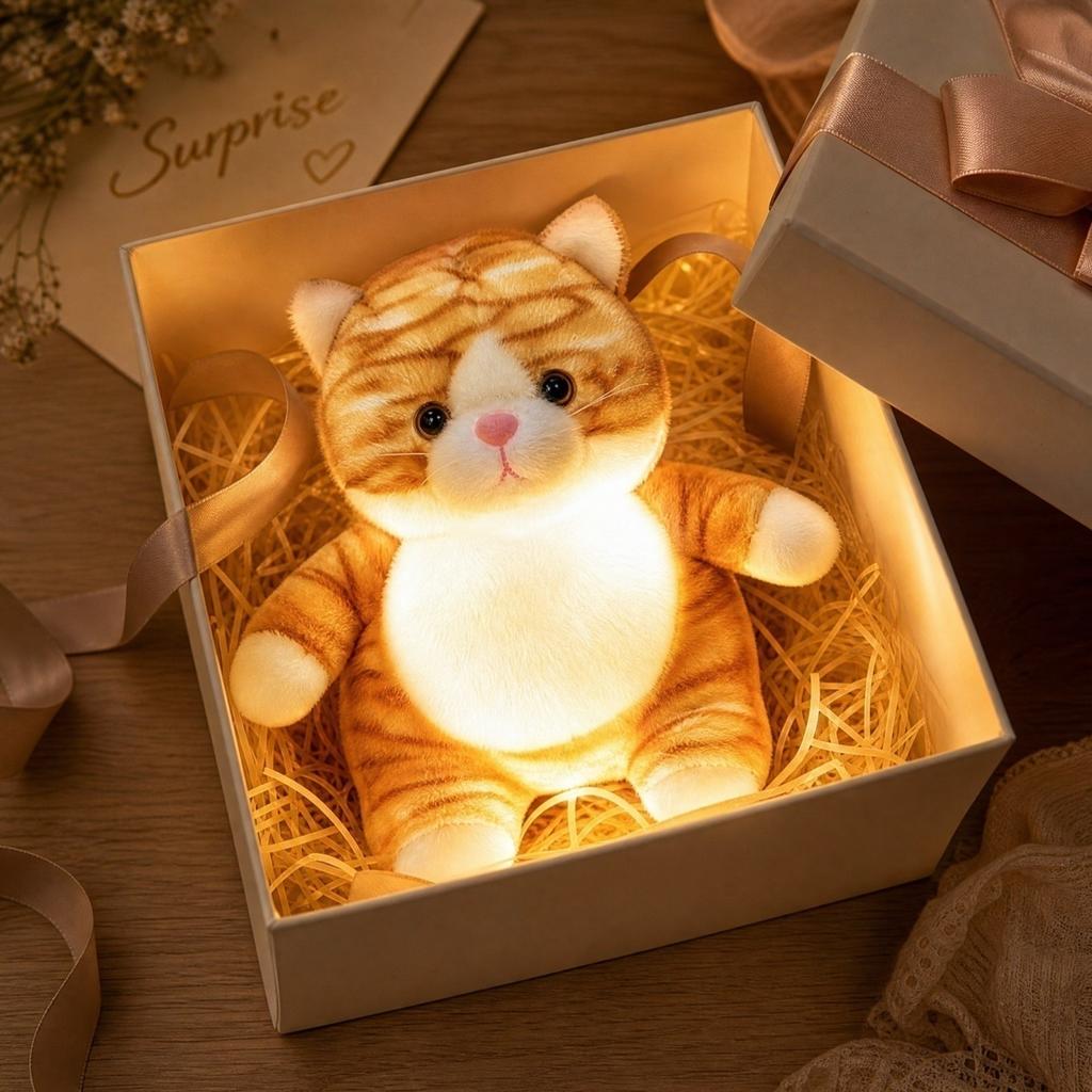 Light Up Plush Toy - Cute Stuffed Animal in, Soft Plush Doll for Kids, Comforting Gift