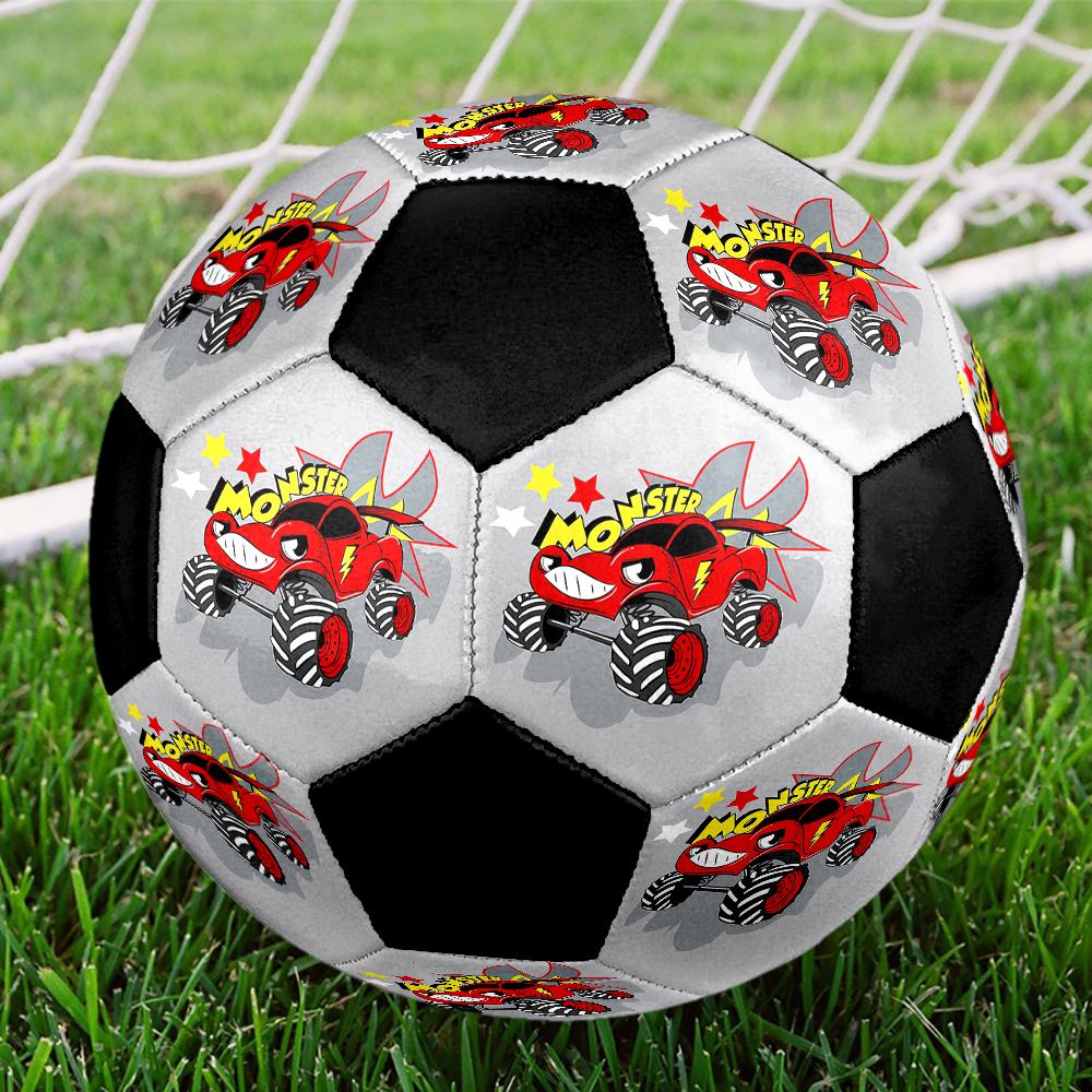 Truck Theme Size 5 Soccer Ball, Suitable for Both Indoor and Outdoor Matches, a Gift Suitable for Everyone.