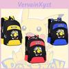 Pikachu Cartoon Design Lightweight Oxford Fabric Kids Backpack For Elementary School Students