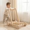 Wheeled Push-Pull Toddler Walking Aid Adjustable Speed Height Baby Walking Trainer Indoor Play