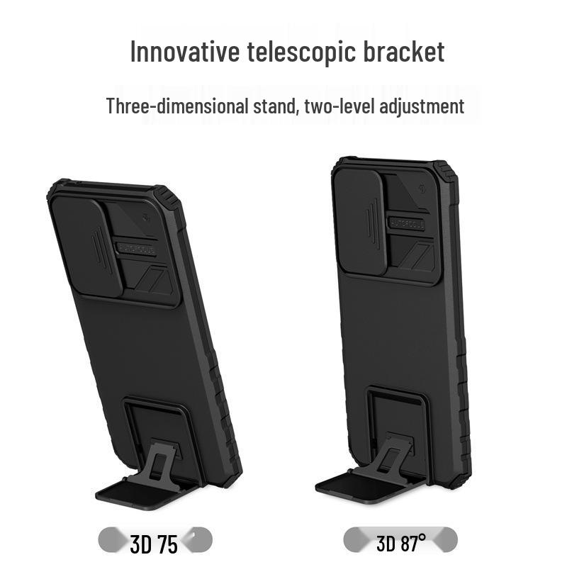 Samsung S25 Ultra Multifunctional Protective Case with Window Lens Protection for A54 5G