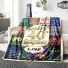 Happy 40Th Birthday Celebration Blanket Comfortable Texture For Sofa Couch Office Bed Picnics Allseason Use Cozy Home Lovers Ideal Gift For Birthday