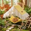Ventilated Hamster Triangle Tent Sunshade Hanging Sleeping Bed Cozy Pet Shelter  Small Animals