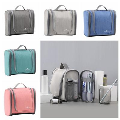 Waterproof Women's Makeup Bag Dustproof Foldable Hanging Travel Toiletry Bag Large Capacity Multi-Pocket Travel Cosmetic Pouch