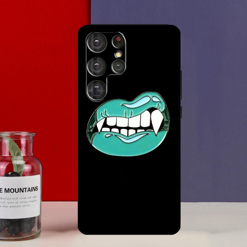 Sexy Vampire Lips Funda Case For Samsung Galaxy S25 Ultra S9 S10 S20 S22 Plus S21 FE S23 S24 Ultra Phone Cover