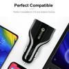 QGEEM QC 3.0 3 USB Car Charger Quick Charge 3.0 3-Ports Fast Charger for Car Phone Charging Adapter for iPhone Xiaomi Mi 9 Redm