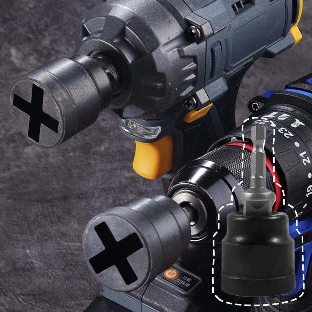 Heavy Duty Jack Socket Drill Adapter Scissor Jack Adapter for Electric Drill Impact Wrench Car Jack Lifting Tool Accessory