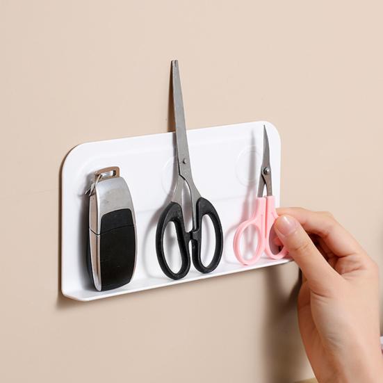 Remote Control Rack Sockets Routers Wall Mounted Organizer No Drilling Adhesive Installation Magnetic Remotes Holder