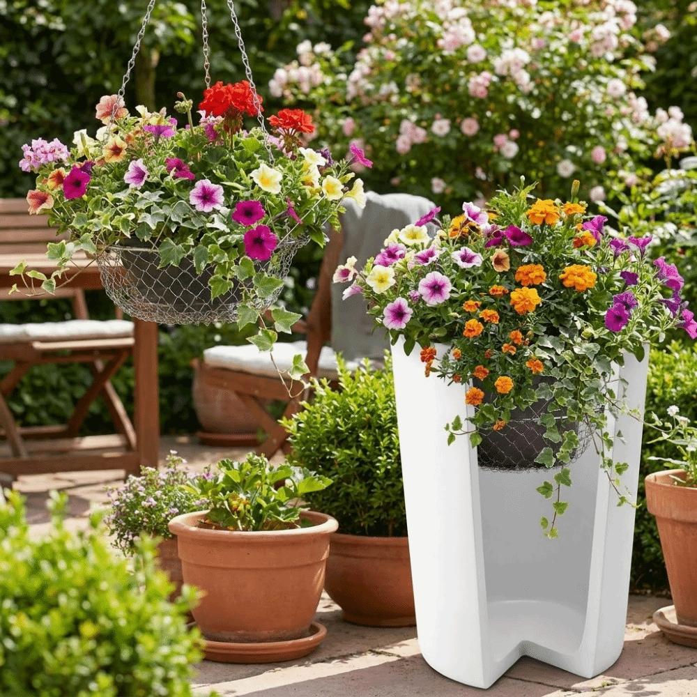 Stainless Steel Planter Insert Pad Rustproof Plant Pot Riser Practical Planter Inserts  Balcony