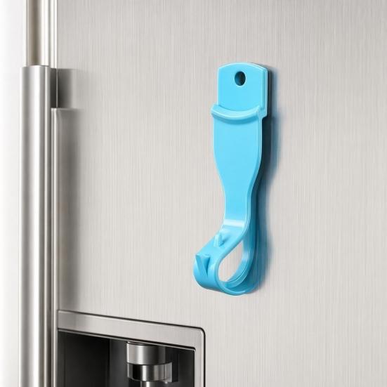 Can Opener with Magnets, Nail-Friendly Design, Dual-Function Can And Mason Jar Opener, Smooth Opening Can Openers