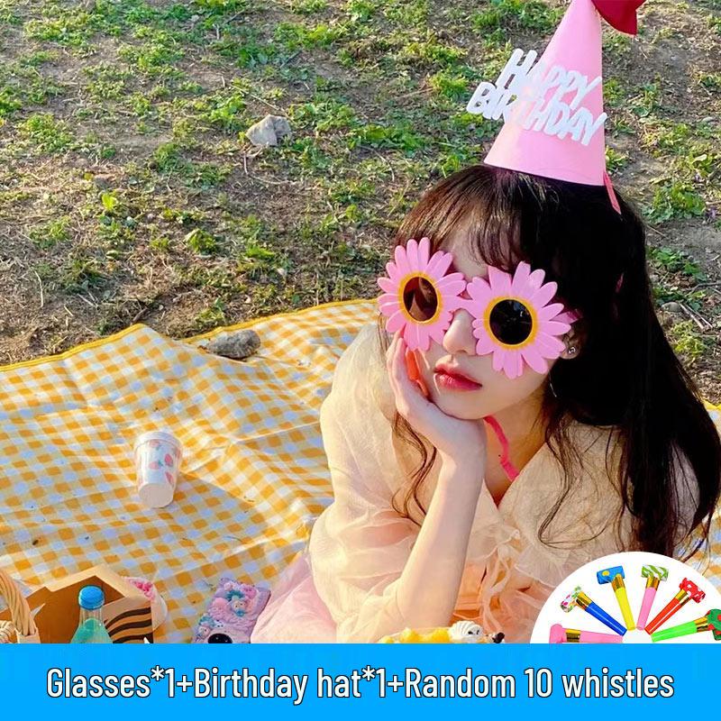 Decorazioni per la Festa di 1° Compleanno per Bambine - Corona, Cappellino per Torta, Occhiali