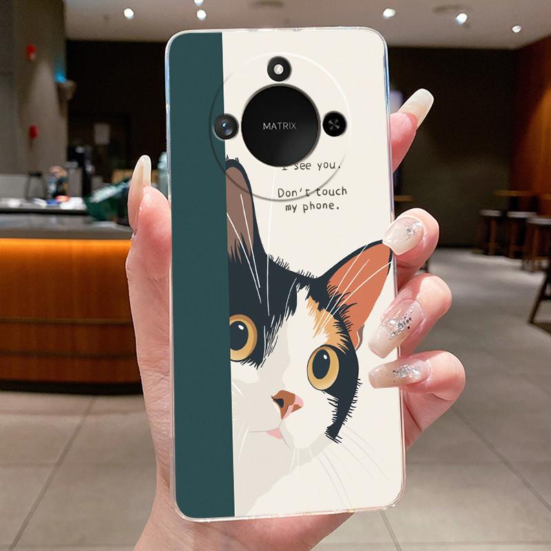 Casing For Honor X9c Smart 5G Luxury Dragon Cute Cool Boys Girls Phone Case Back Cover Honor X9cSmart Transparent Soft TPU Shell