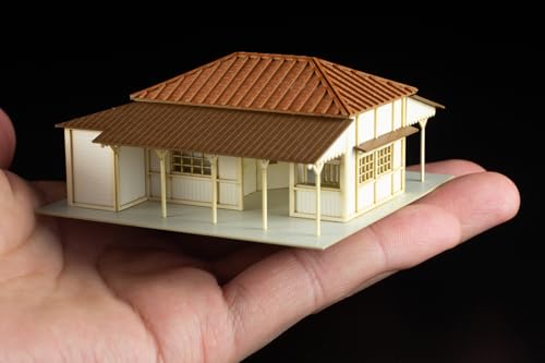PM Office A PLUM 1/150 Station Building (Kominato Railway) Paper Kit MS082