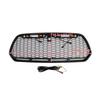 Matt Black Front Bumper Grill Grille Fit Ford Transit MK8 2015-2018 Raptor w/LED