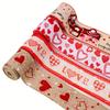 Chic Red Satin Heart Bow Ribbon Roll Ideal For Valentines Day Gift Decor Packaging