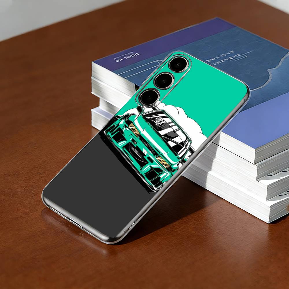 Drift Sports Car Male Mens Phone Case For SamsungA10,12,20,21S,30,31,40,50,51,52,70,71 Transparent Cover