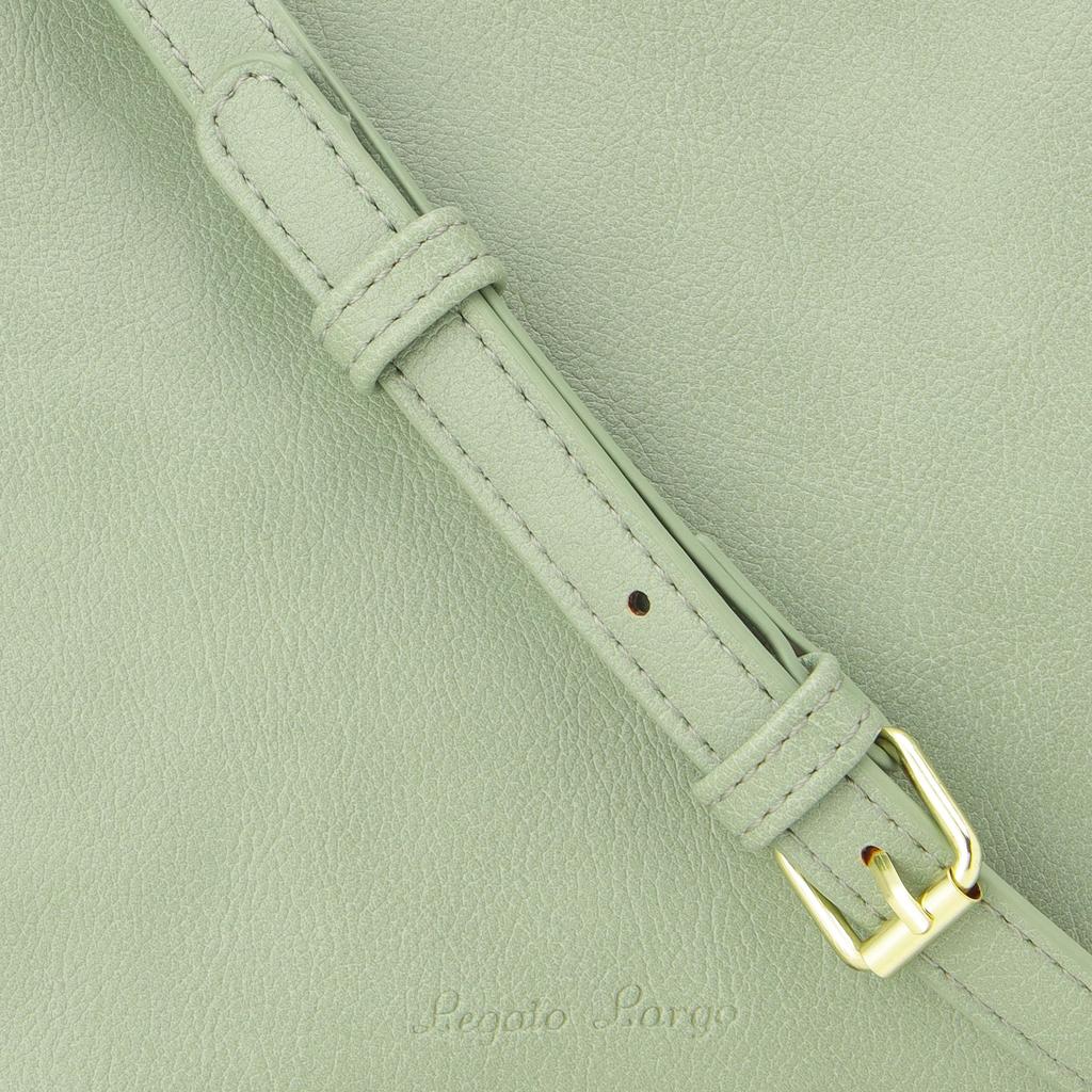 Wallet shoulder bag with wallet Lineare for mint green [Lega Largo] function/2-way/multi-storage LG-D1033Z women,