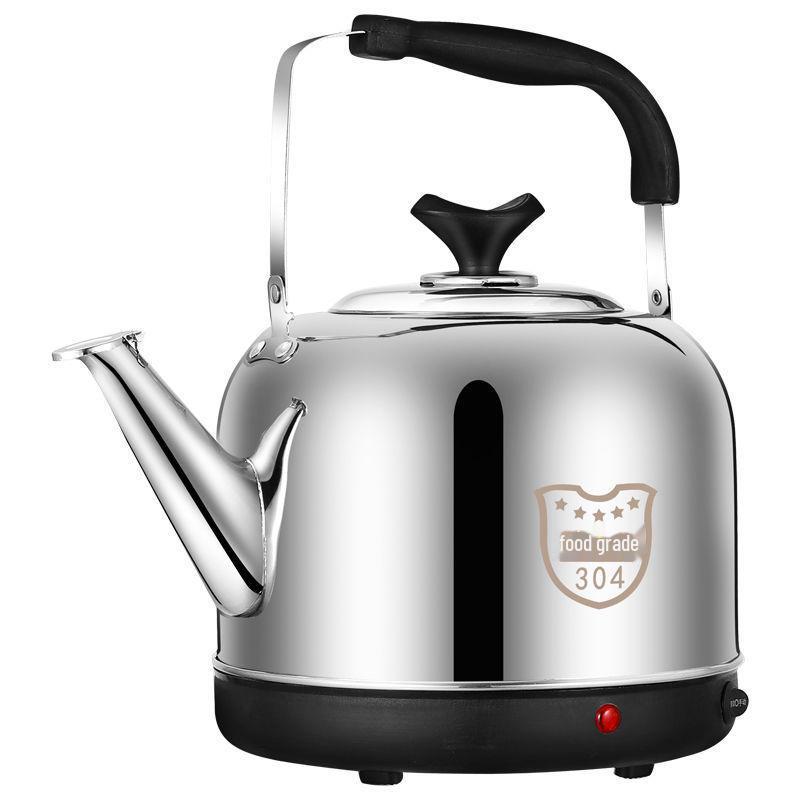 304 Stainless Steel Electric Whistling Kettle, Large Capacity with Auto Power-Off & Insulation for Home Use