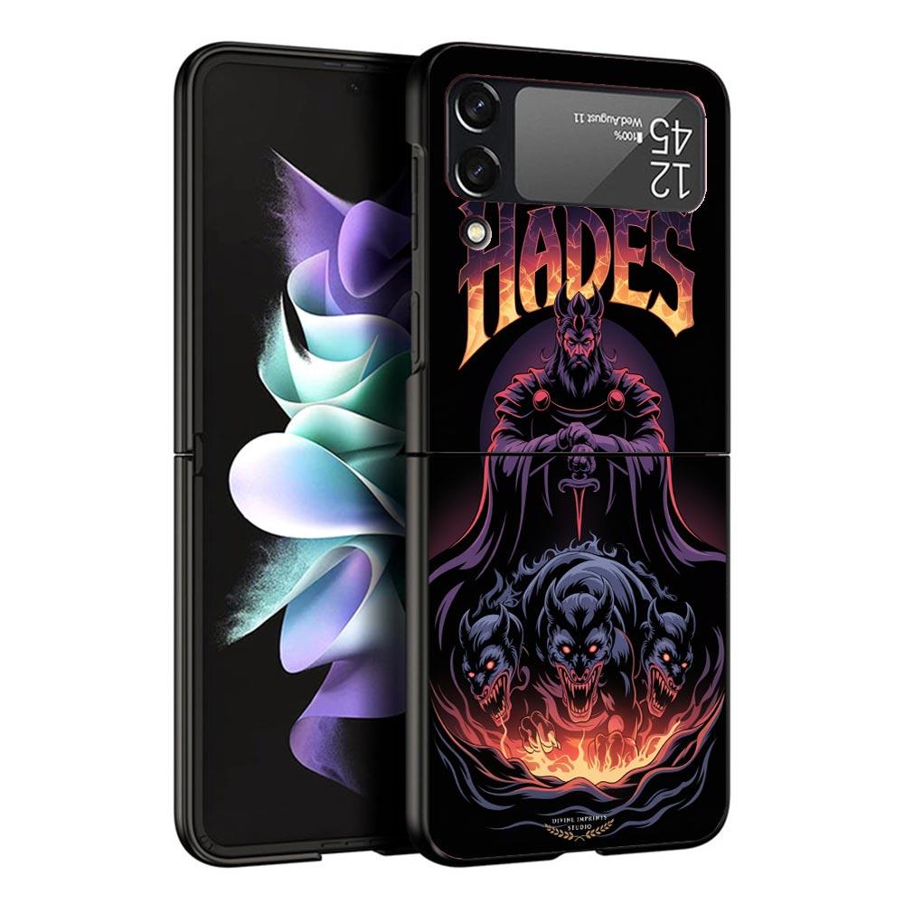 

Game Hades Action Black Phone Case For Samsung ZFlip7 ZFlip6 ZFlip5 ZFlip4 ZFlip3 5G Hard Protective Galaxy Z Flip 3 4 5 6 7 Samsung Z Flip 5