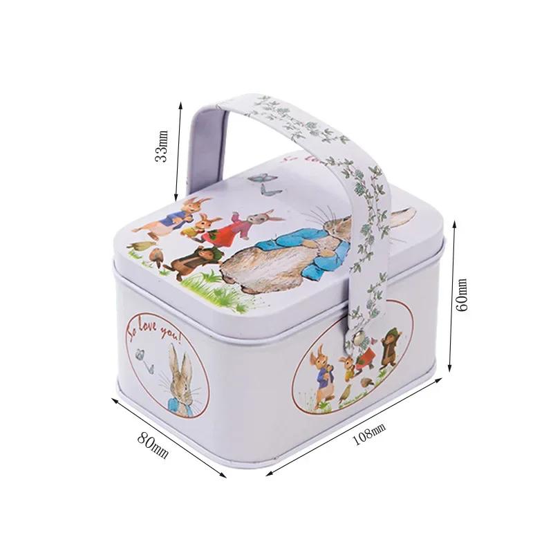 

1 шт. Маленькая винтажная жестяная коробка для хранения с крышками, металлические подарочные коробки для свадьбы, вечеринки по случаю дня рождения, декоративная коробка для конфет и печенья