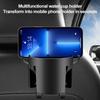 Car Seat Back Cup Holder with Double Hooks Adjustable Phone Holder for Water Cup Bag Umbrella Auto Storage Organizer X1D7