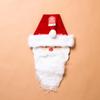 Weihnachten zu Hause Weihnachtsmannmütze & Bart Set