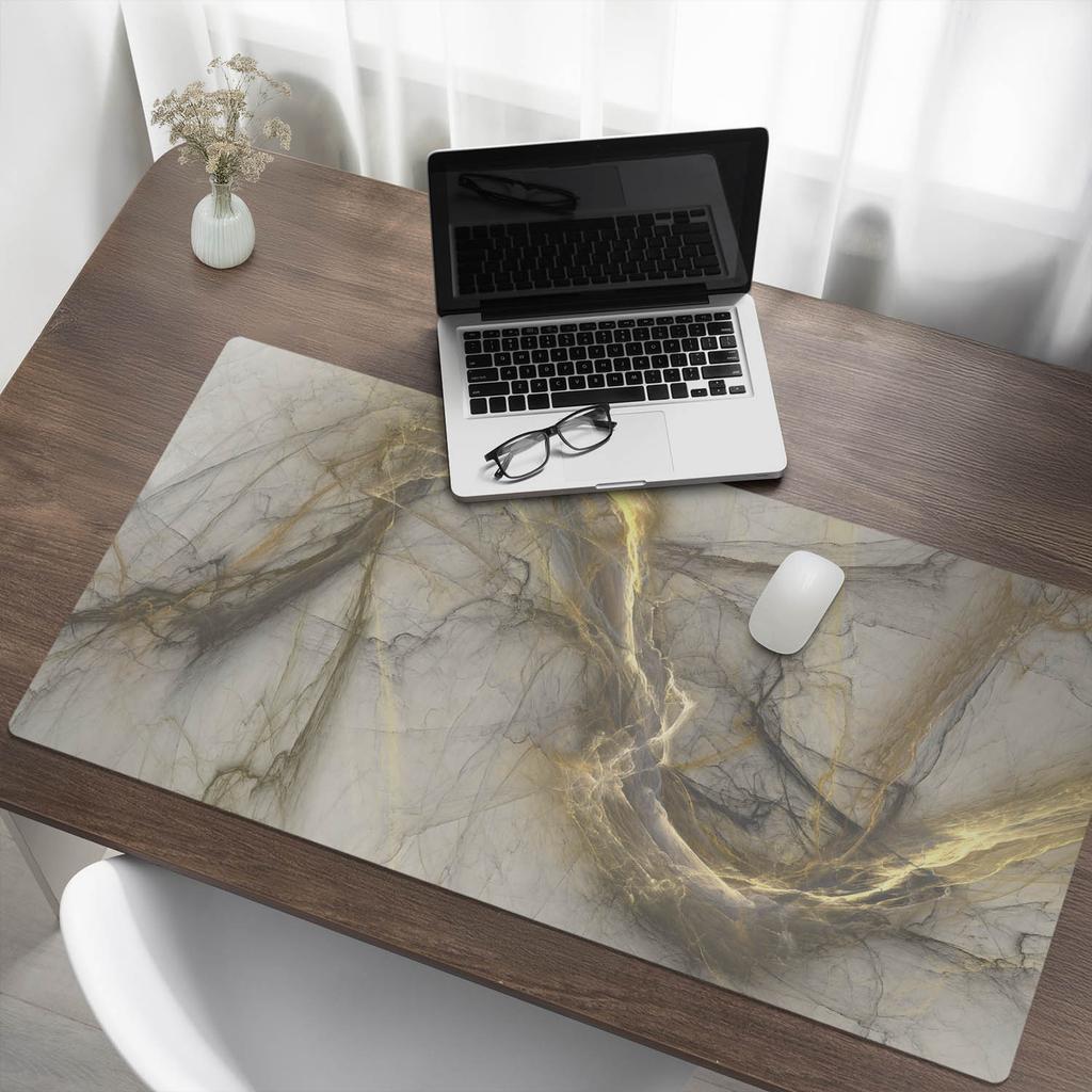 Elegant Decorative Desk Mat Ethereal Lines of Chaos 120X60 Cm