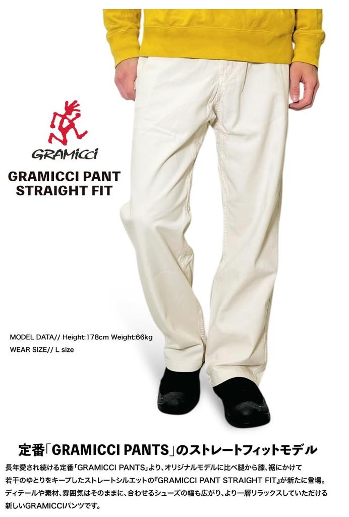 Gramicci Straight Fit Climbing Pants G116-OGT (M, BLACK)