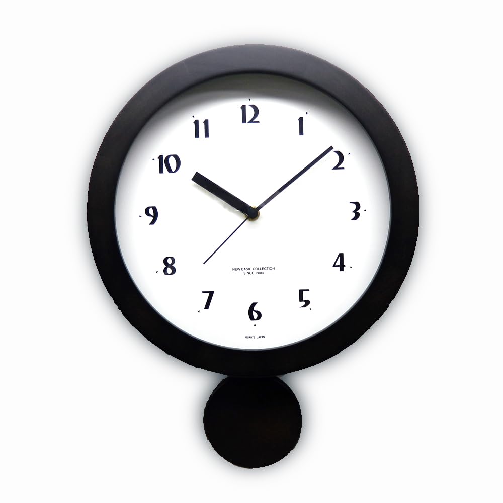 

Suntel Wall Dark Clock, Brown, 25×34×6cm
