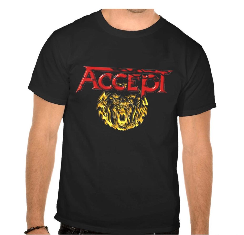 ACCEPT Rock Band Rock Music Legends Black T-shirt -905-