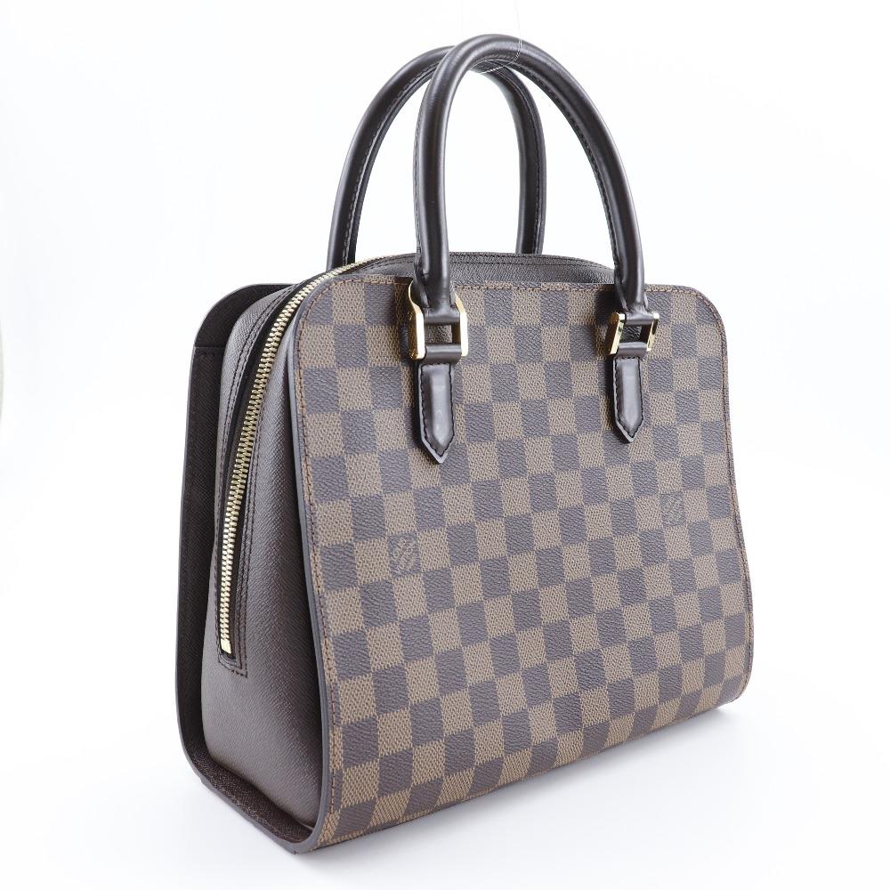 LOUIS VUITTON Triana Handbag N51155 Brown Damier canvas Women Used