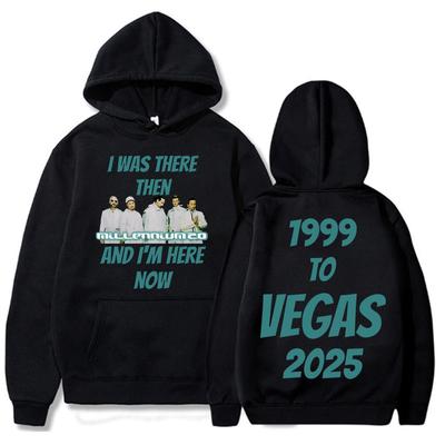 Backstreet Boy 1999 To Vegas 2025 Tour Hoodies Millennium Album Opdruk Sweatshirt Lange Mouwen Met Capuchon Pullovers Heren Dames Hoody