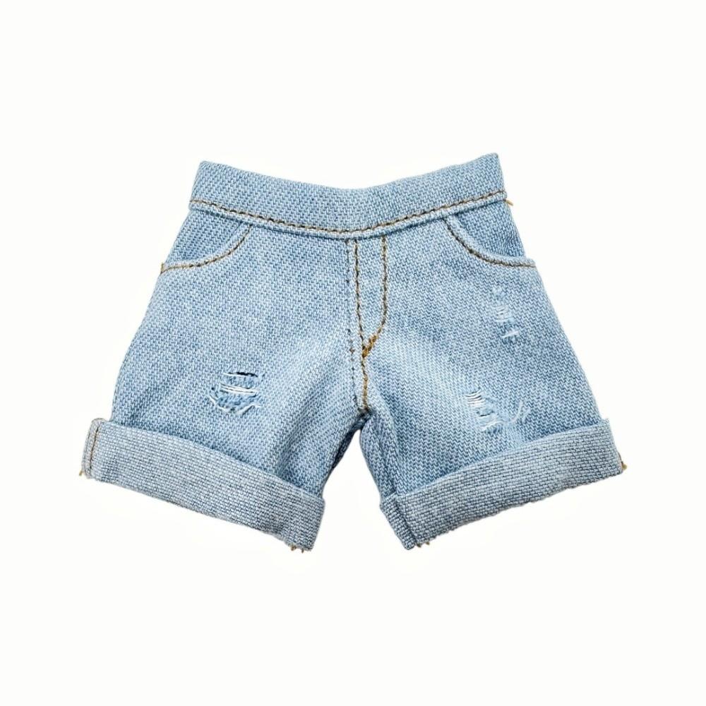 Süße lässige Jeanshose Mehrfarbig Puppe Zerrissene Jeanshose Neue Puppenkleidung Für 1/8 Puppen