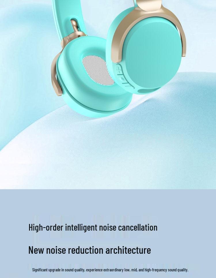 C1000 Wireless Bluetooth Headphones with Large Earcups, Smart Noise Cancellation, Super Long Battery Life, and Stereo Sound.