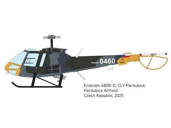 Eduard Hybrid Edition Enstrom 480 Helicopter Plastic Model Kit EDU972012 1/72