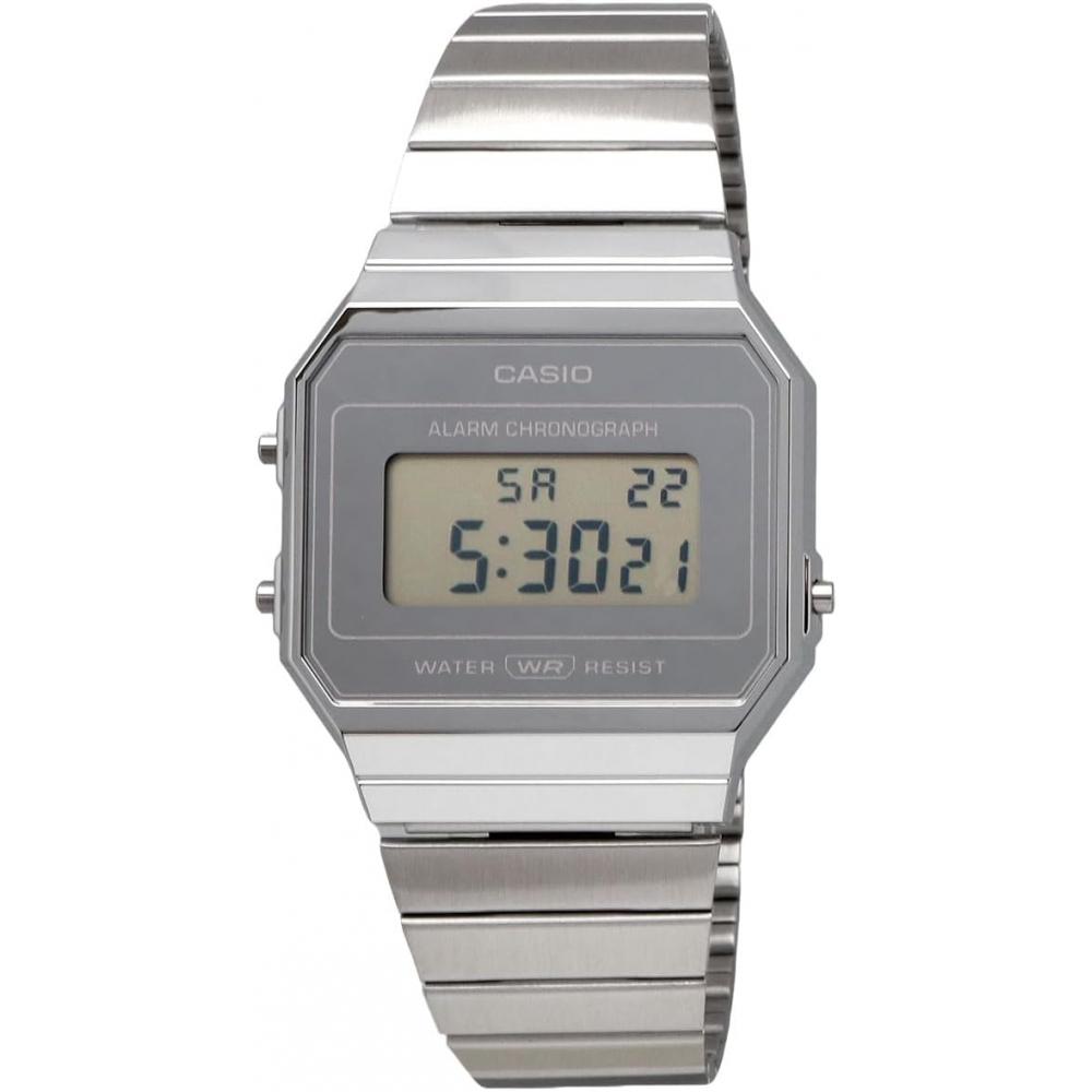 [CaSio] CaSio Digital Watch Vintage SerieS A700wev 7a Men S woMen S Silver overSeaS Model [parallel Imported Product] Silver A700wev 7a