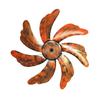 Rotating Wind Spinner Windmill Sculpture Metal Garden Art Weatherproof Yard Decoration Gift Suitable for Lawn Landscape