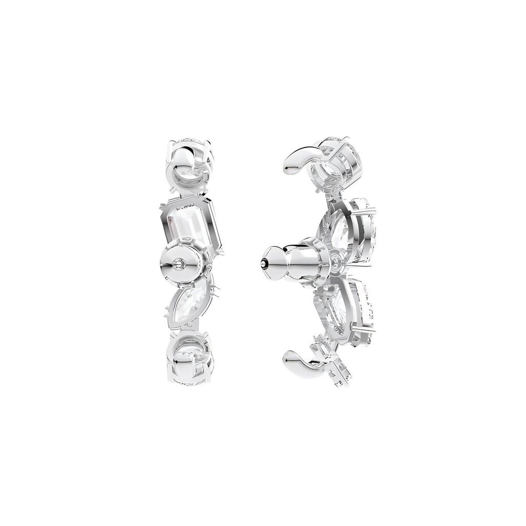 Swarovski Elegant Fashion Gema Rhodium Plated Earrings Women Earrings 5639331