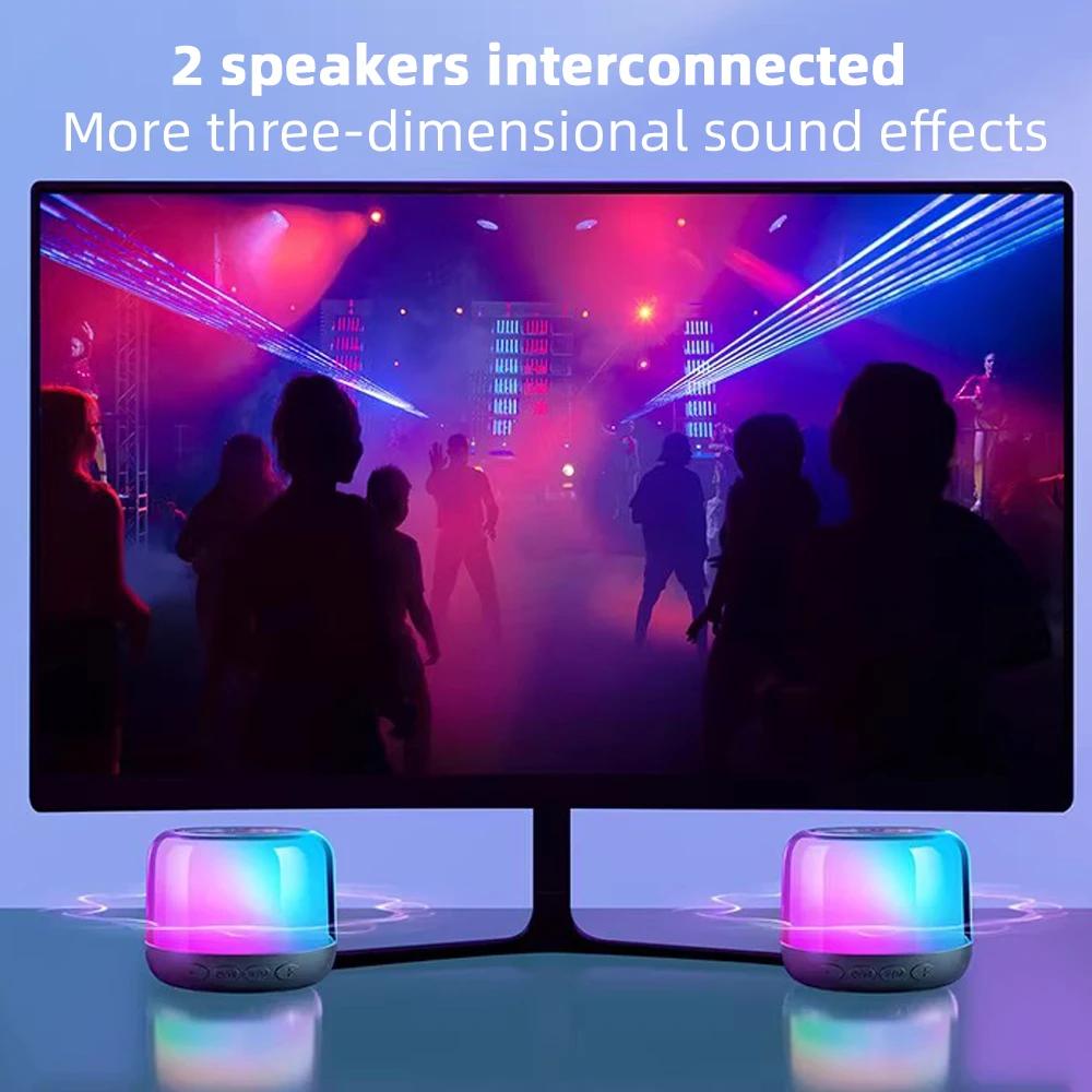 HP BTS02 Wireless Speaker Bluetooth 5.0 Soundbar Mini Portable Speaker For Laptops Tablets Desktops TVs Mobile Phones