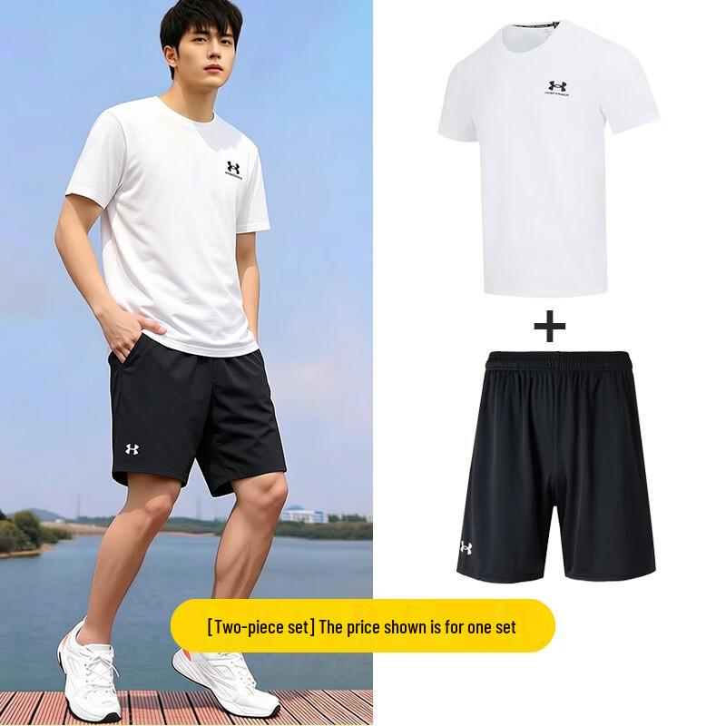 Under Armour Men s Short Sleeve T-shirt & Shorts Sportswear Set 2XL
